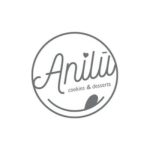 Logotipo Anilú cookies & desserts para marketing digital