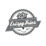 Logotipo Crispy Fries para marketing digital