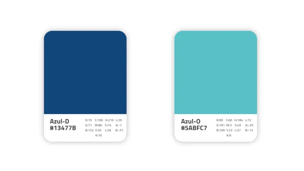 Pantone Branding DENTIQ colors